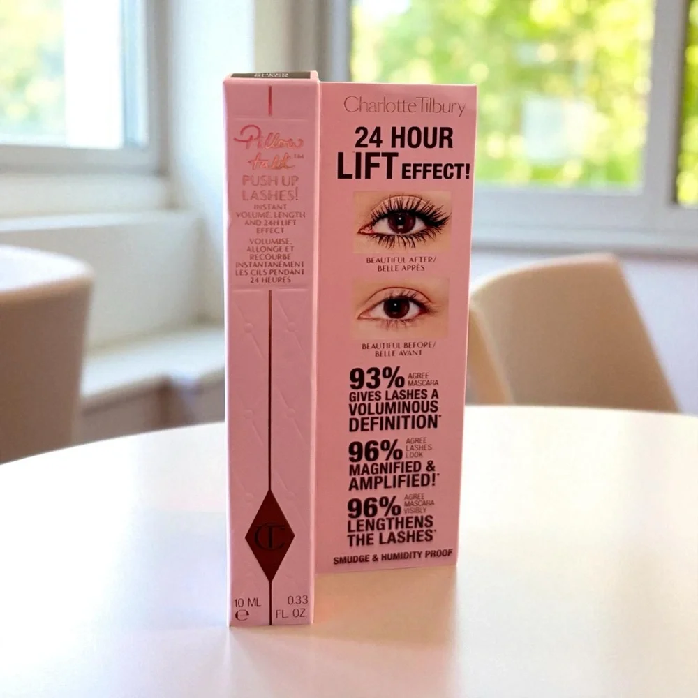 💎 Charlotte Tilbury Pillow Talk Push Up Lashes Mascara in Super Black Full-Size